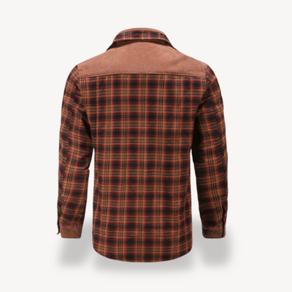 Herrenjacke mit kariertem Fleecefutter | Loravelle 7