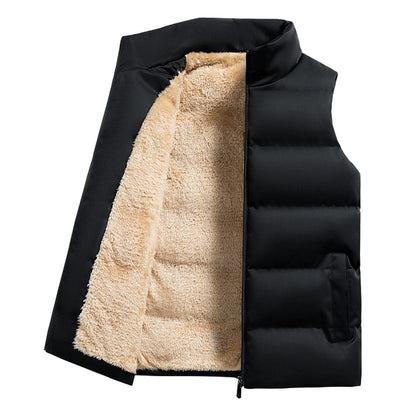 Herren Pufferweste Ärmellos Zip Up - BerlinGlamour