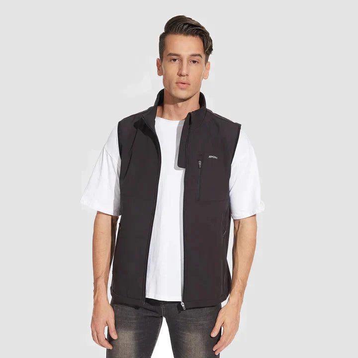 Herren Weste Ärmellos Leichtgewicht Outdoor Zip - BerlinGlamour