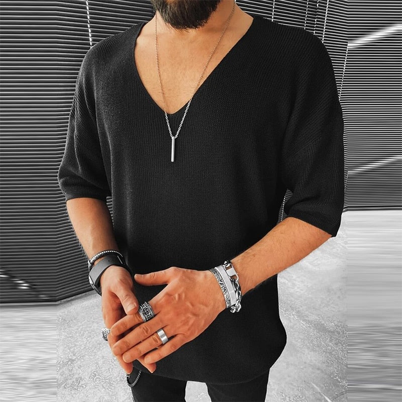 Sommerhemd für Herren aus Strick - Felix