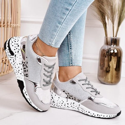 Damen Sneaker Bequem Stylisch Sportlich