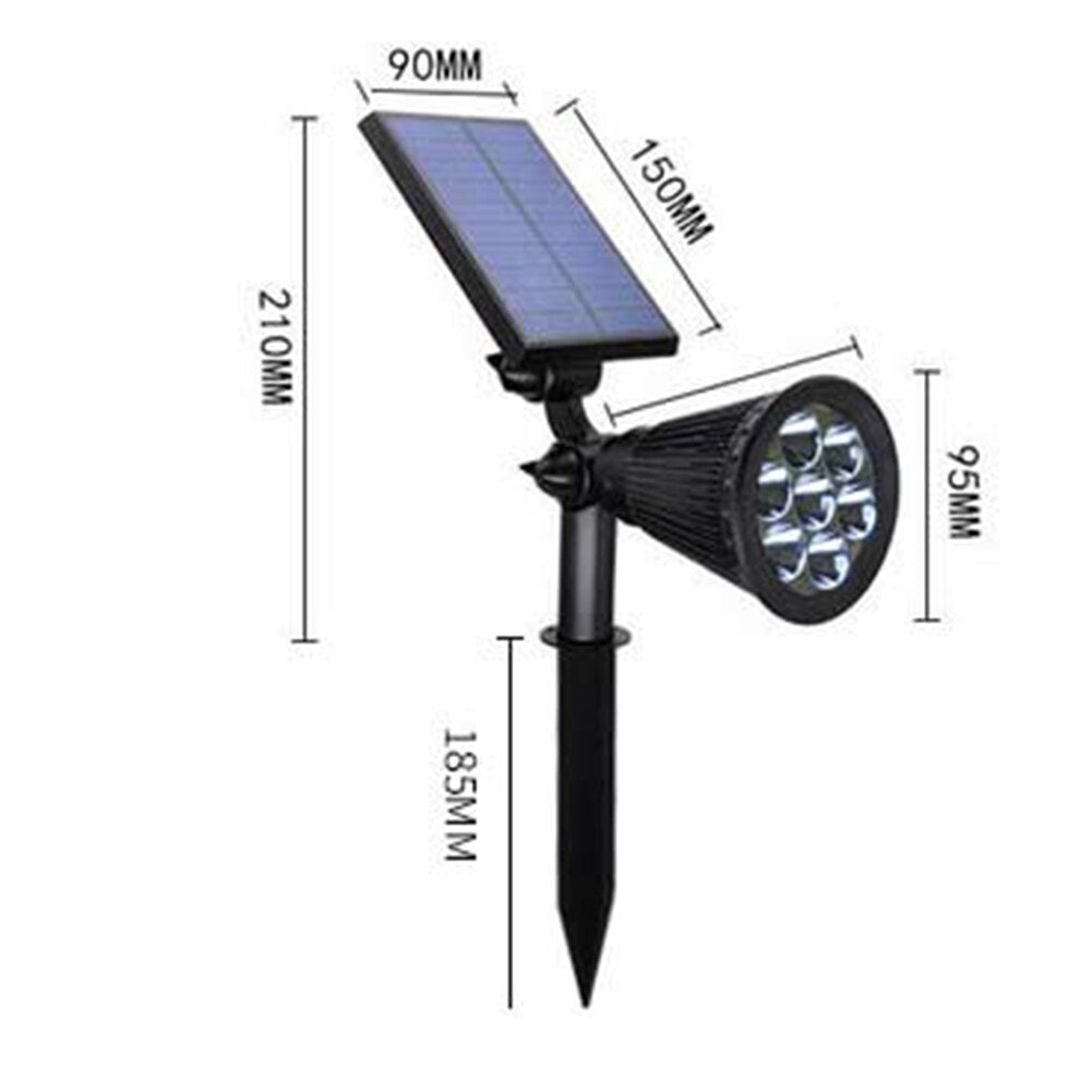 Solar Gartenstrahler Farbig Verstellbar Energieeffizient
