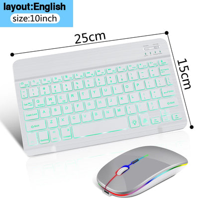 Bluetooth Tastatur Set Kabellos mit Maus