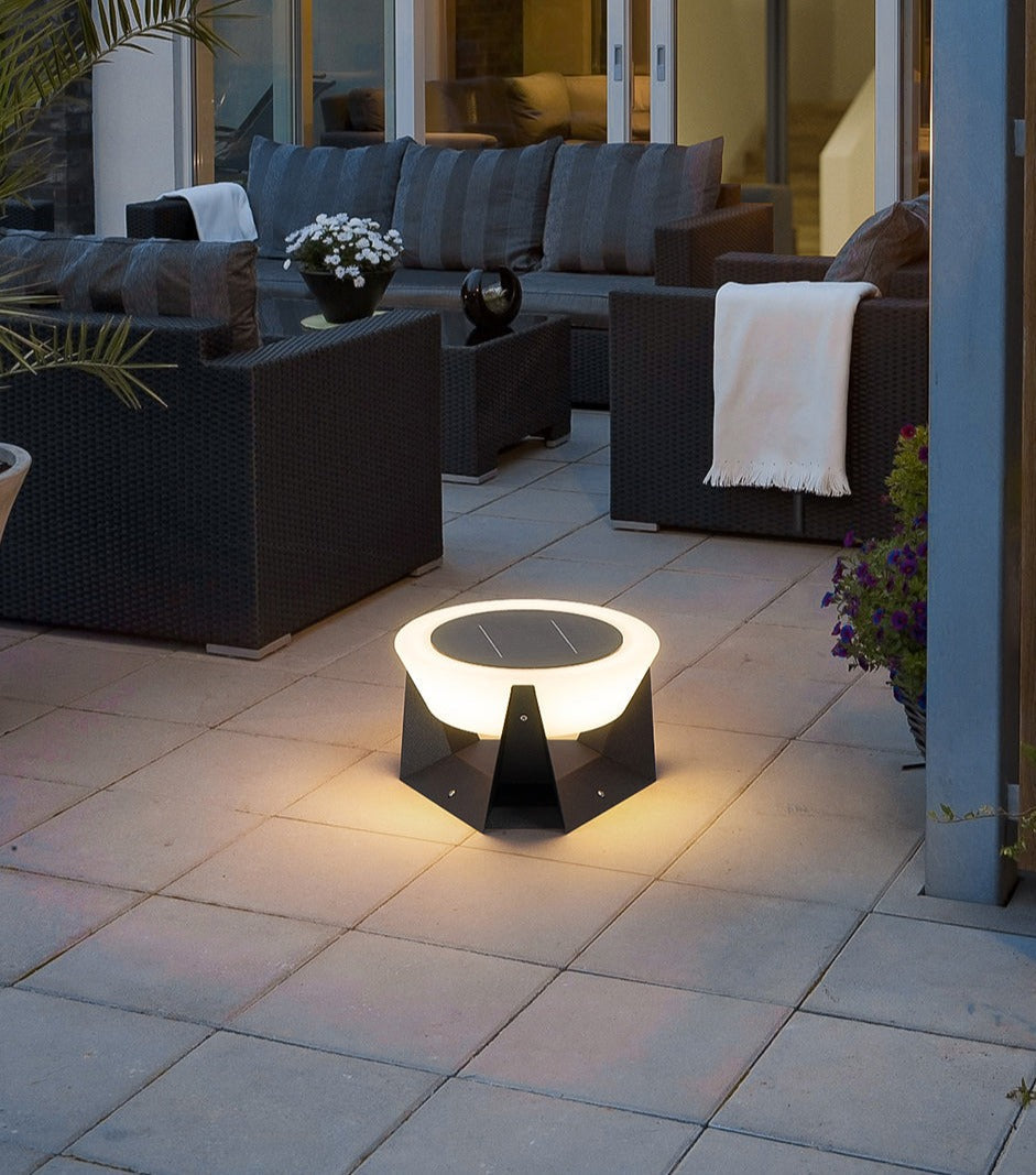 Solar LED Außenlampe Geometrisch Energiereich