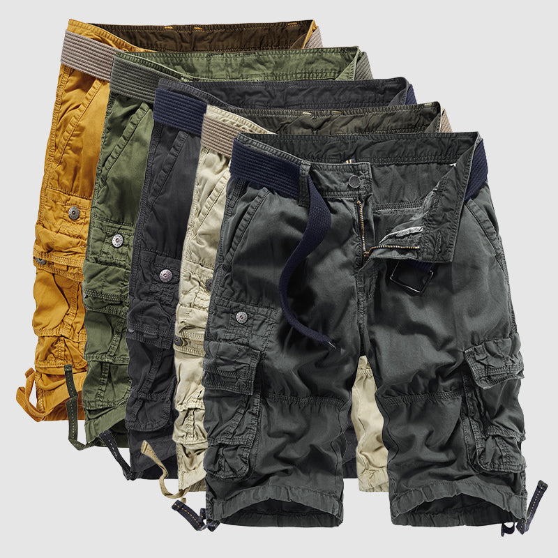 Herren Cargo Shorts Robust Bequem Freizeit