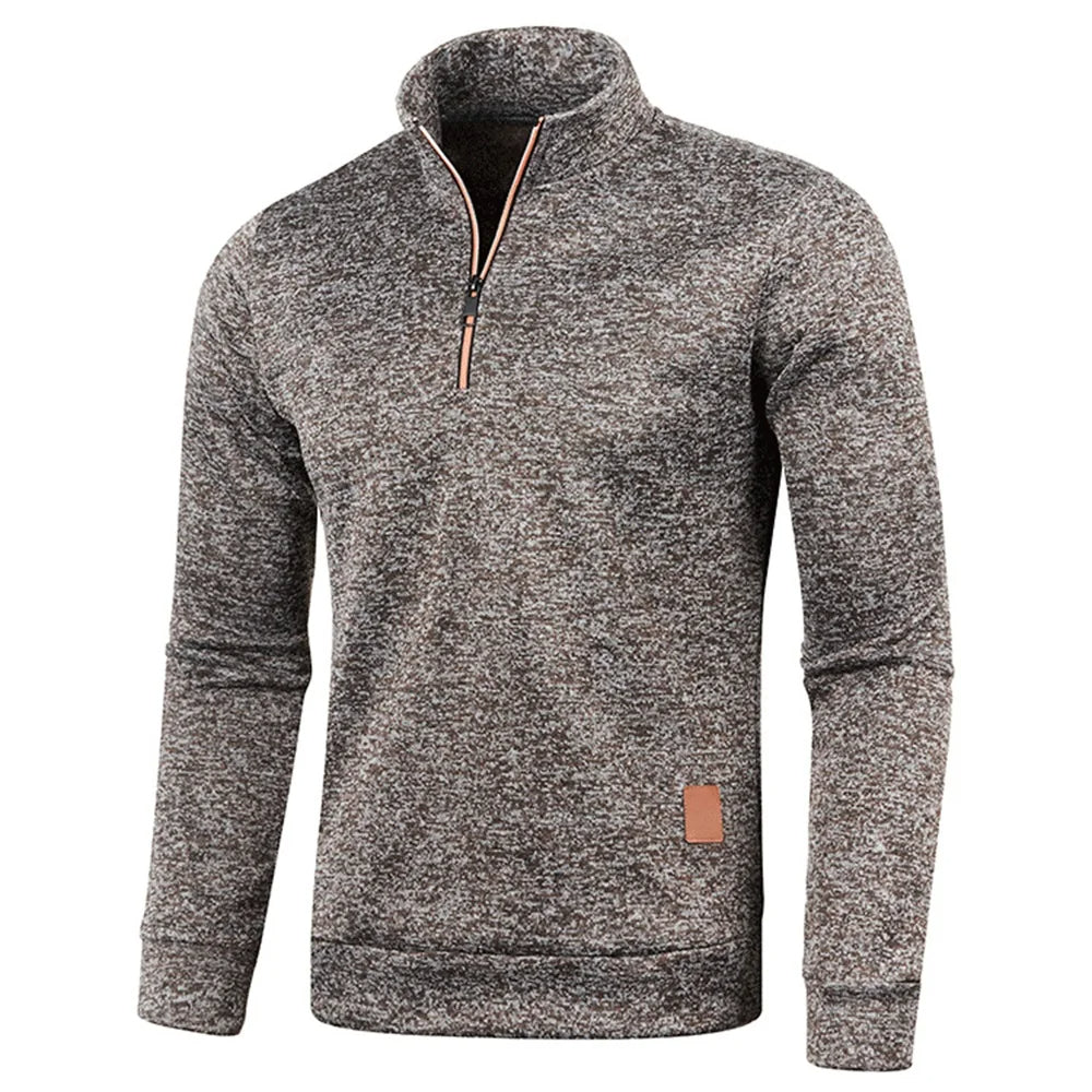Highland Half Zip Jumper – Fleece-Pullover-Sweatshirt für Herren 6
