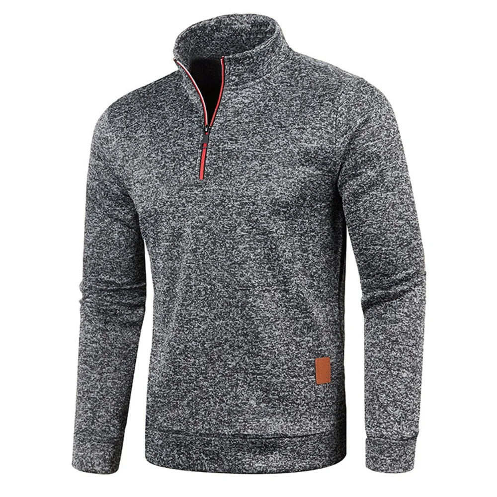 Highland Half Zip Jumper – Fleece-Pullover-Sweatshirt für Herren 7