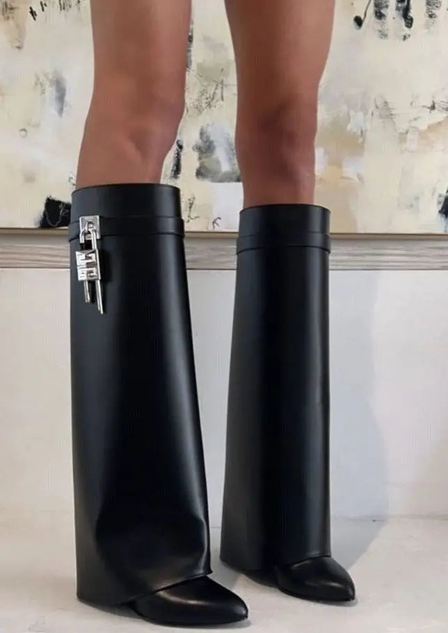 Sophie | Hochwertige Hilary-Stiefel aus Schwarzem Rindsleder – Eleganz und Qualität Zendoo.de