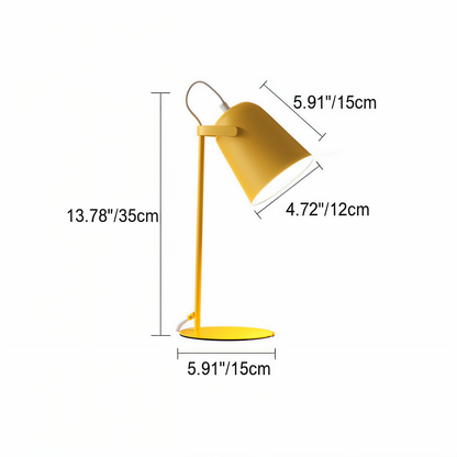 Nordische Tischlampe Gelb Verstellbar Modern