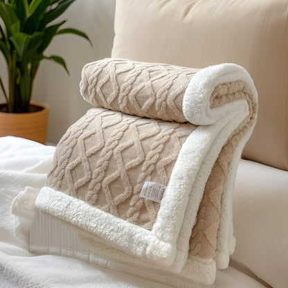 Weiche Kuscheldecke Doppelseitig Flauschig für Winter