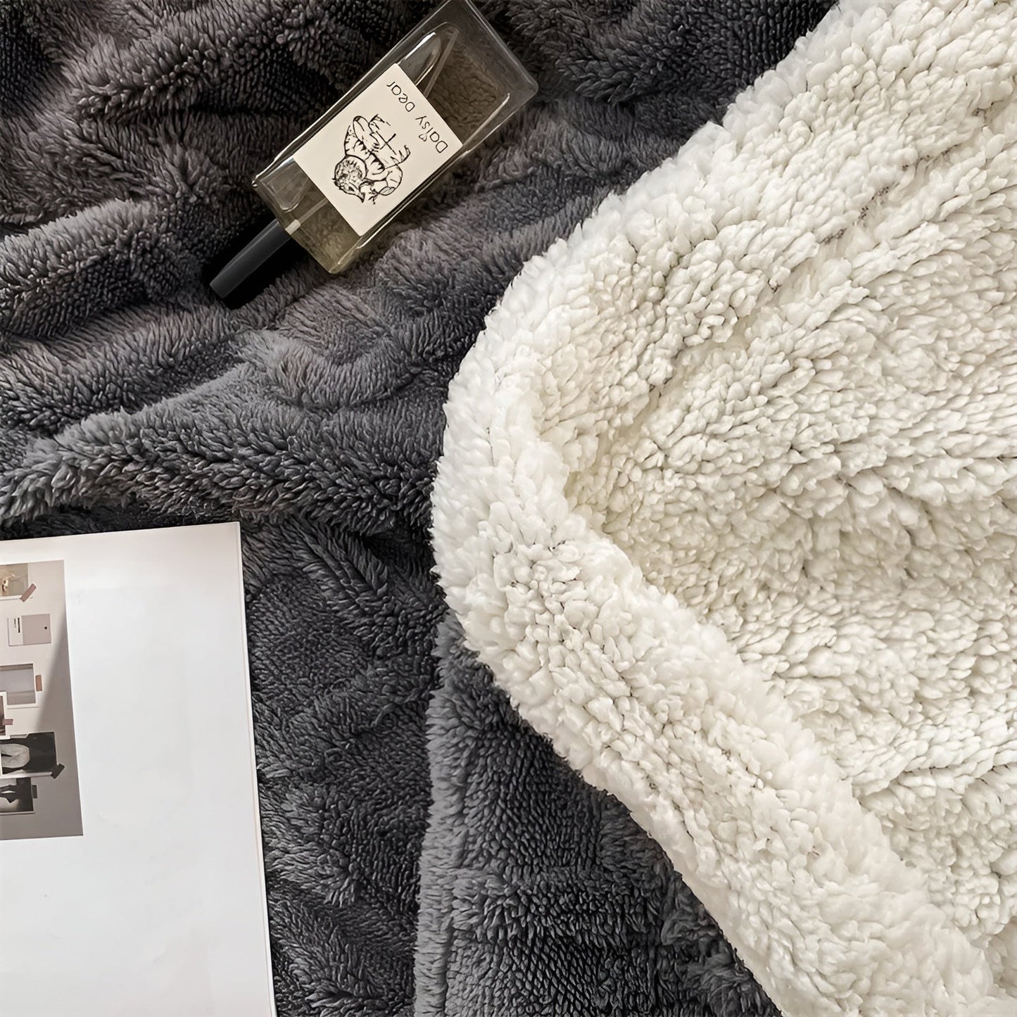 Weiche Kuscheldecke Doppelseitig Flauschig für Winter