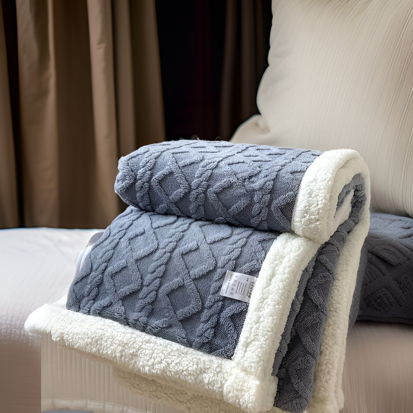Weiche Kuscheldecke Doppelseitig Flauschig für Winter