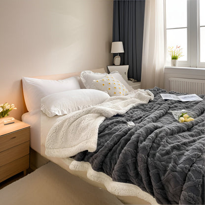 Weiche Kuscheldecke Doppelseitig Flauschig für Winter