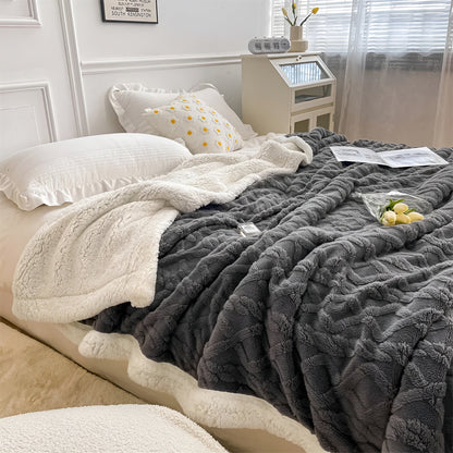 Weiche Kuscheldecke Doppelseitig Flauschig für Winter - BerlinGlamour