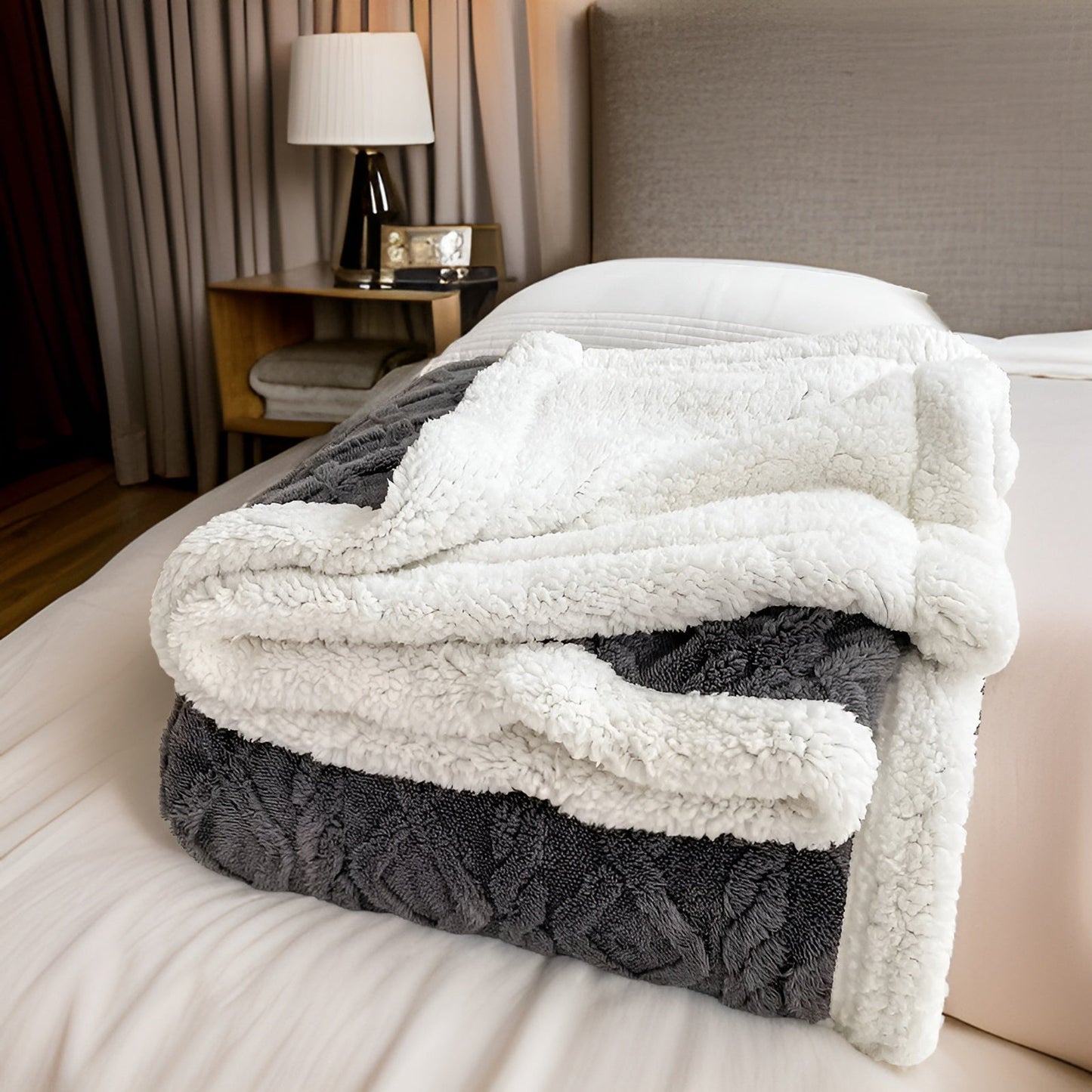 Weiche Kuscheldecke Doppelseitig Flauschig für Winter
