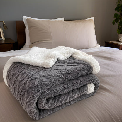 Weiche Kuscheldecke Doppelseitig Flauschig für Winter