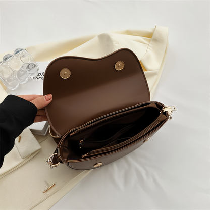 Veganer Crossbody Bag Damen Lederhandtasche Modern