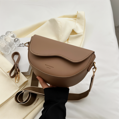 Veganer Crossbody Bag Damen Lederhandtasche Modern