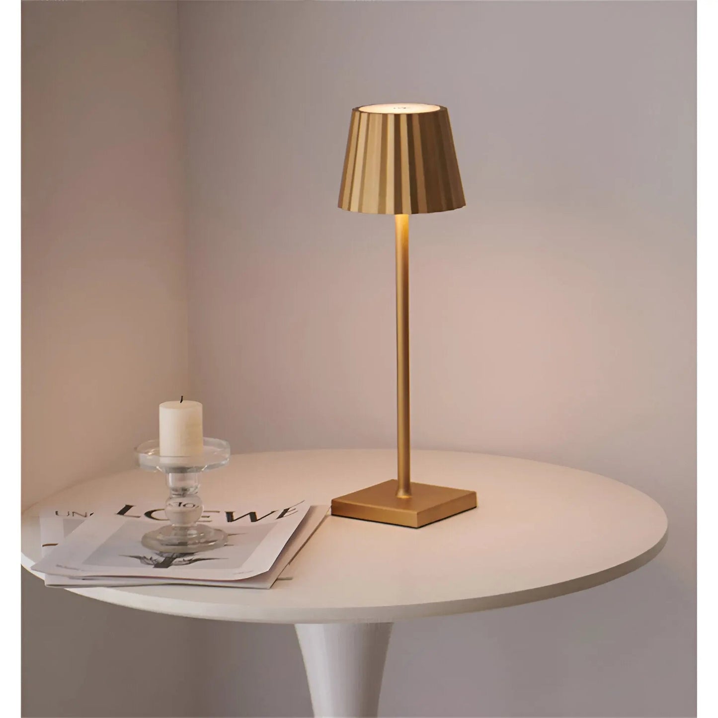 Zendoo | Dimmbare, wiederaufladbare, kabellose LED-Tischlampe Zendoo.de