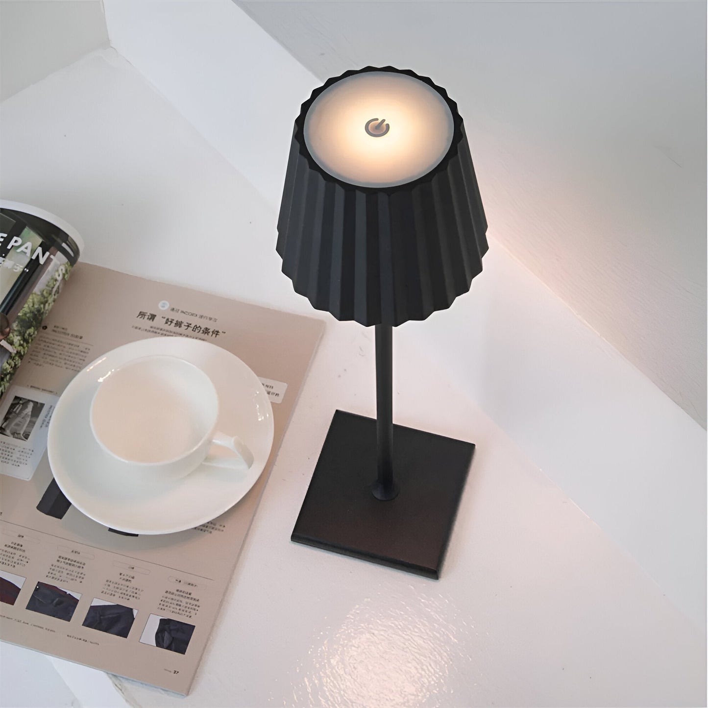 Kabellose LED Tischleuchte Dimmbar Aluminium