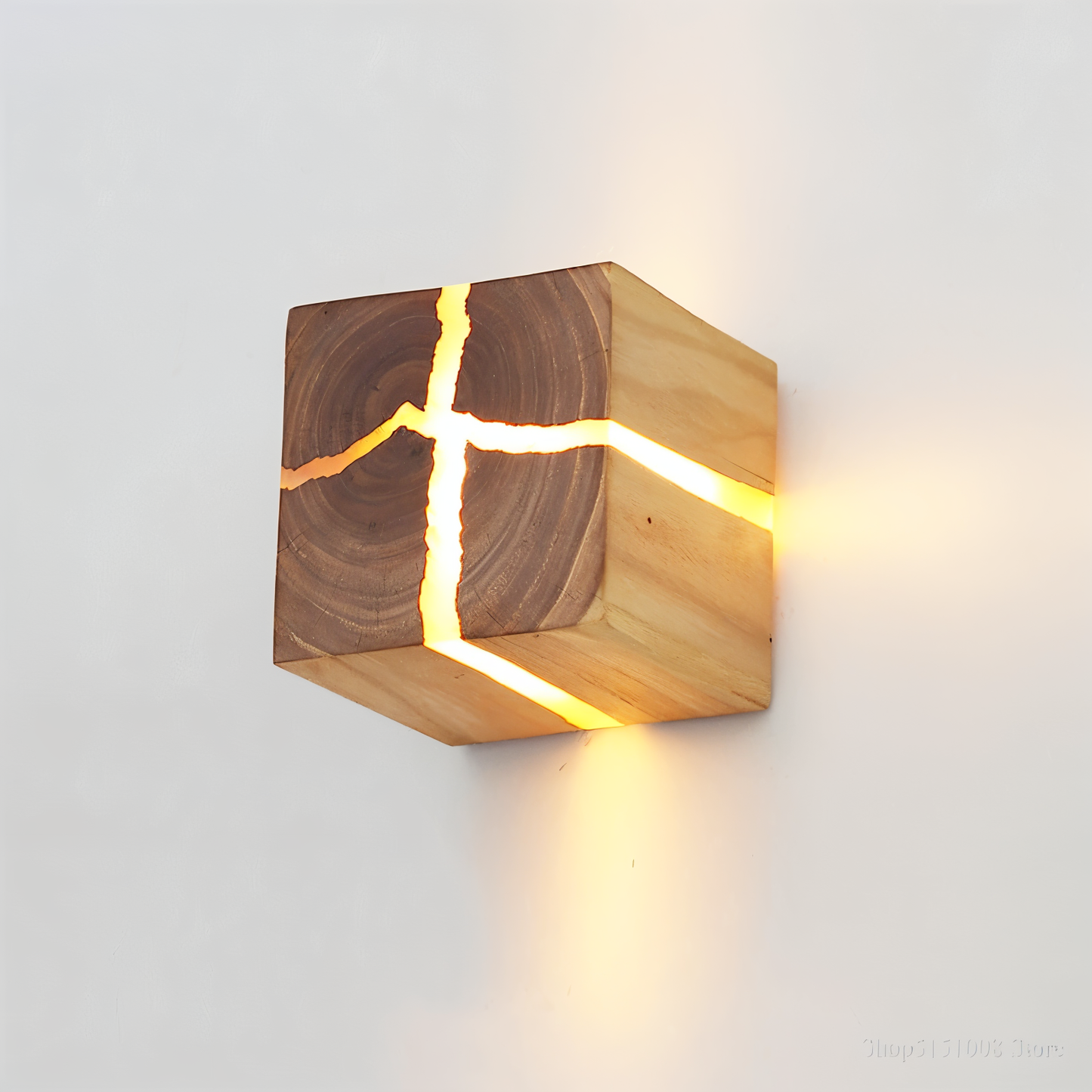 LED Wandlampe Holz Rustikal Modern - BerlinGlamour