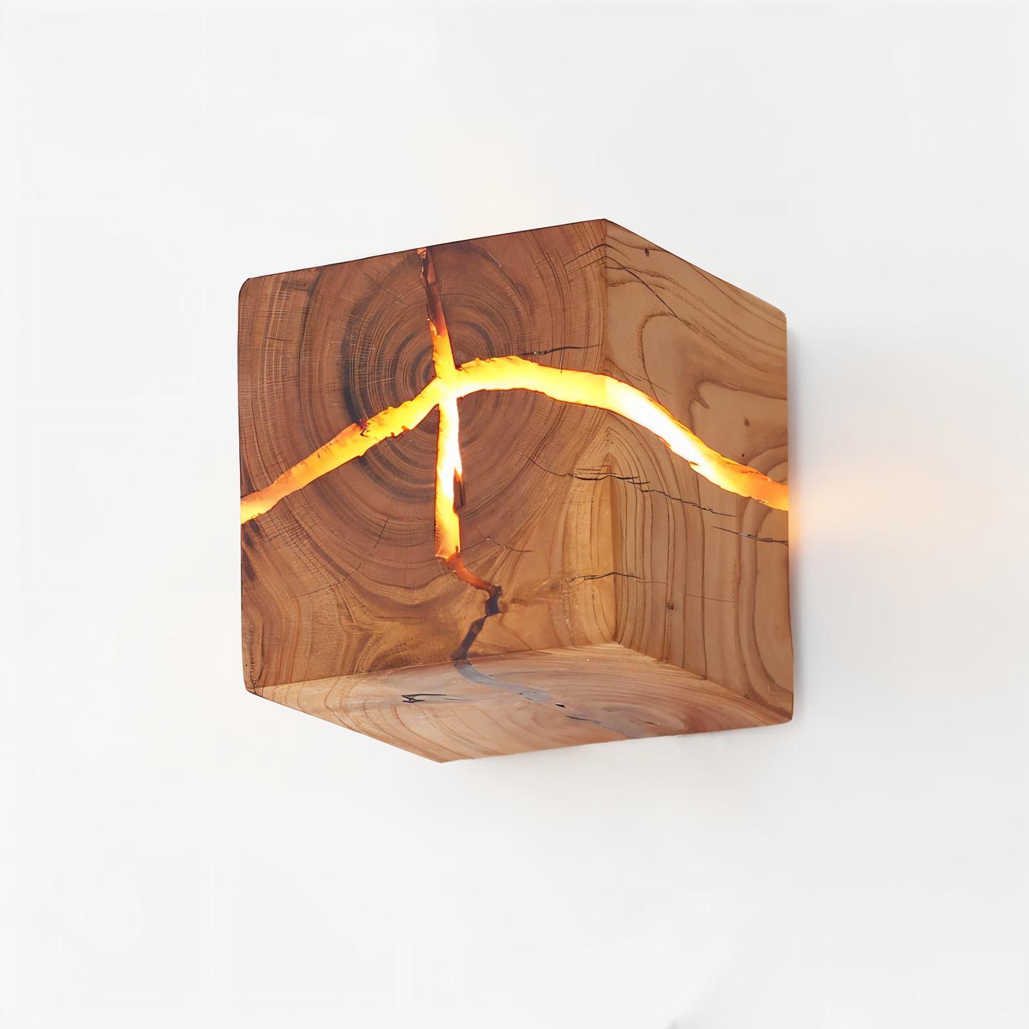 LED Wandlampe Holz Rustikal Modern