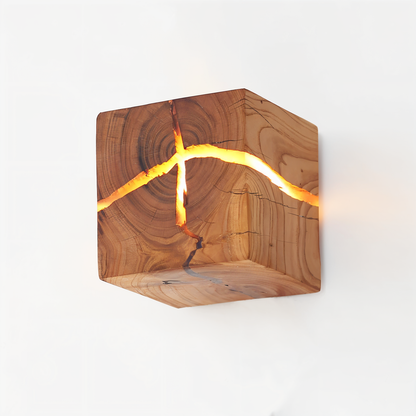 LED Wandlampe Holz Rustikal Modern
