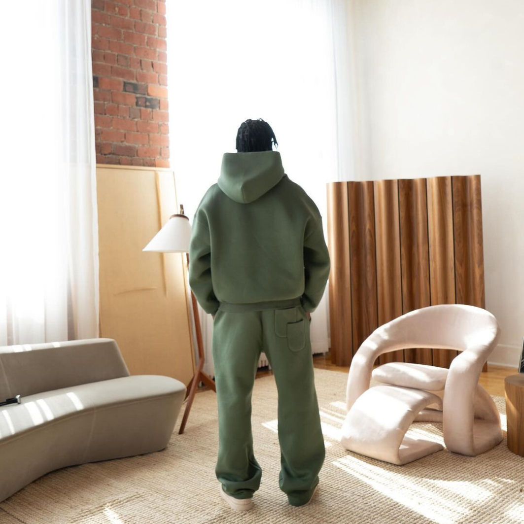 Hoodie und Jogginghose Set | Lässig | Zweiteilig | Trainingsanzug | Jogging-Set für Männer-Chaps Herrenmode
