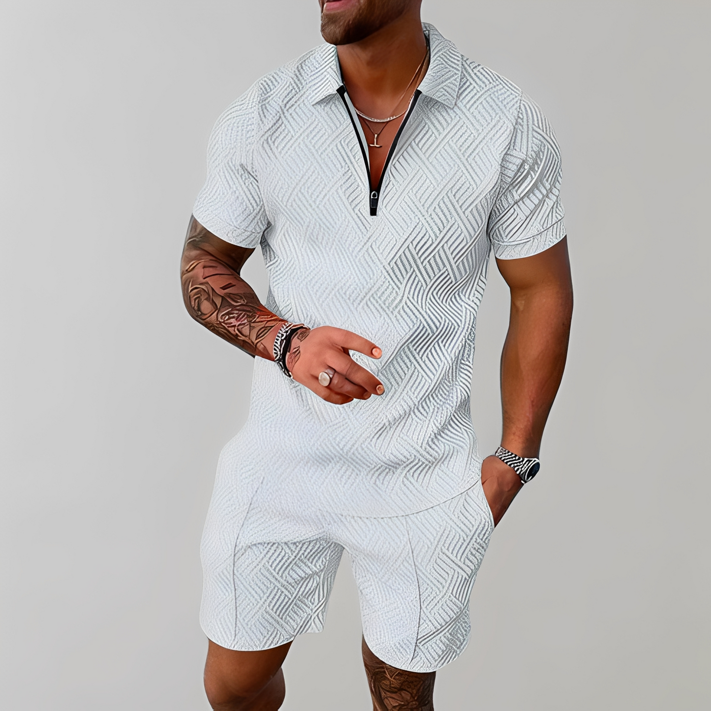 Herren Sommer Set Leicht Stilvoll