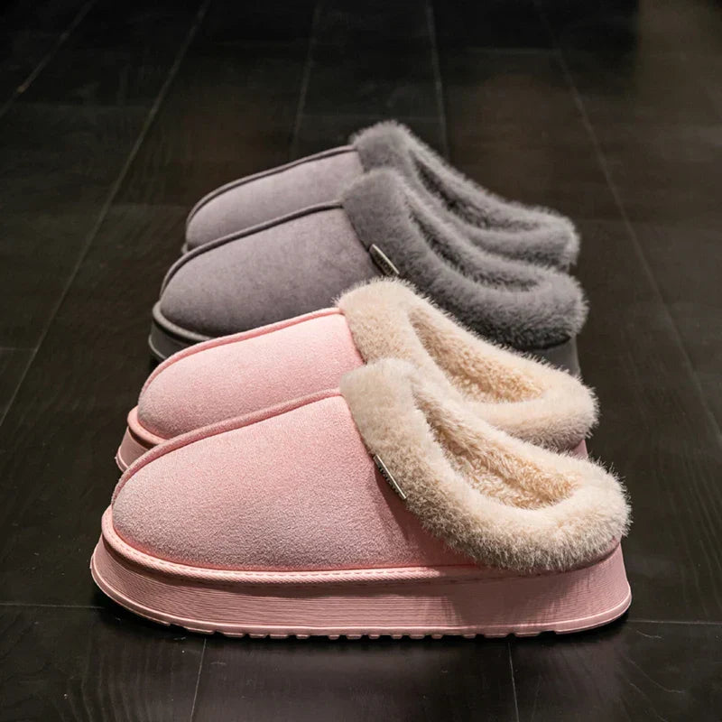 Damen Hausschuhe Warm Mit Futter Weich - BerlinGlamour