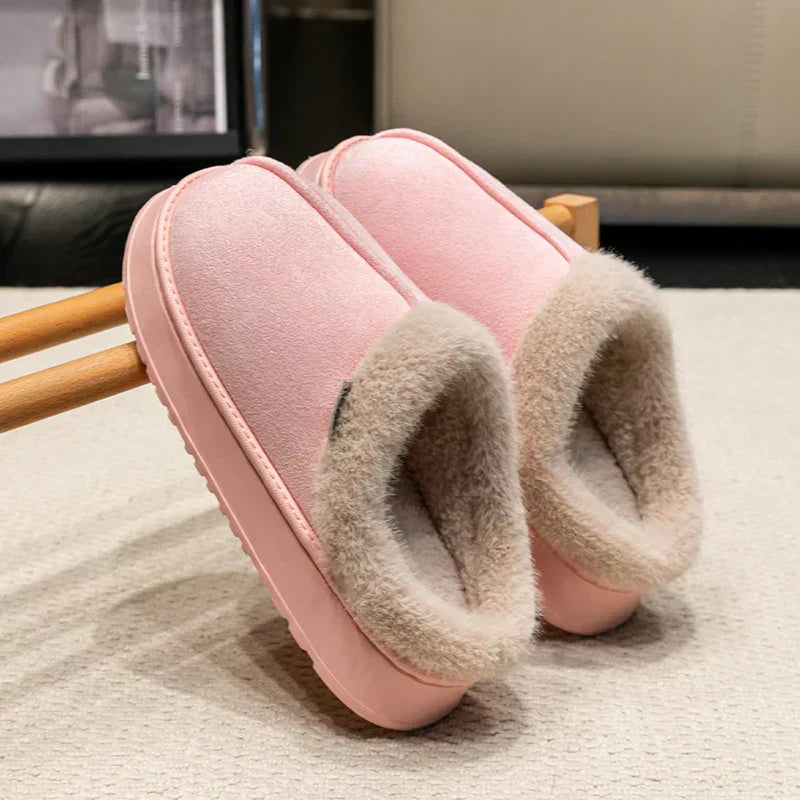 Damen Hausschuhe Warm Mit Futter Weich