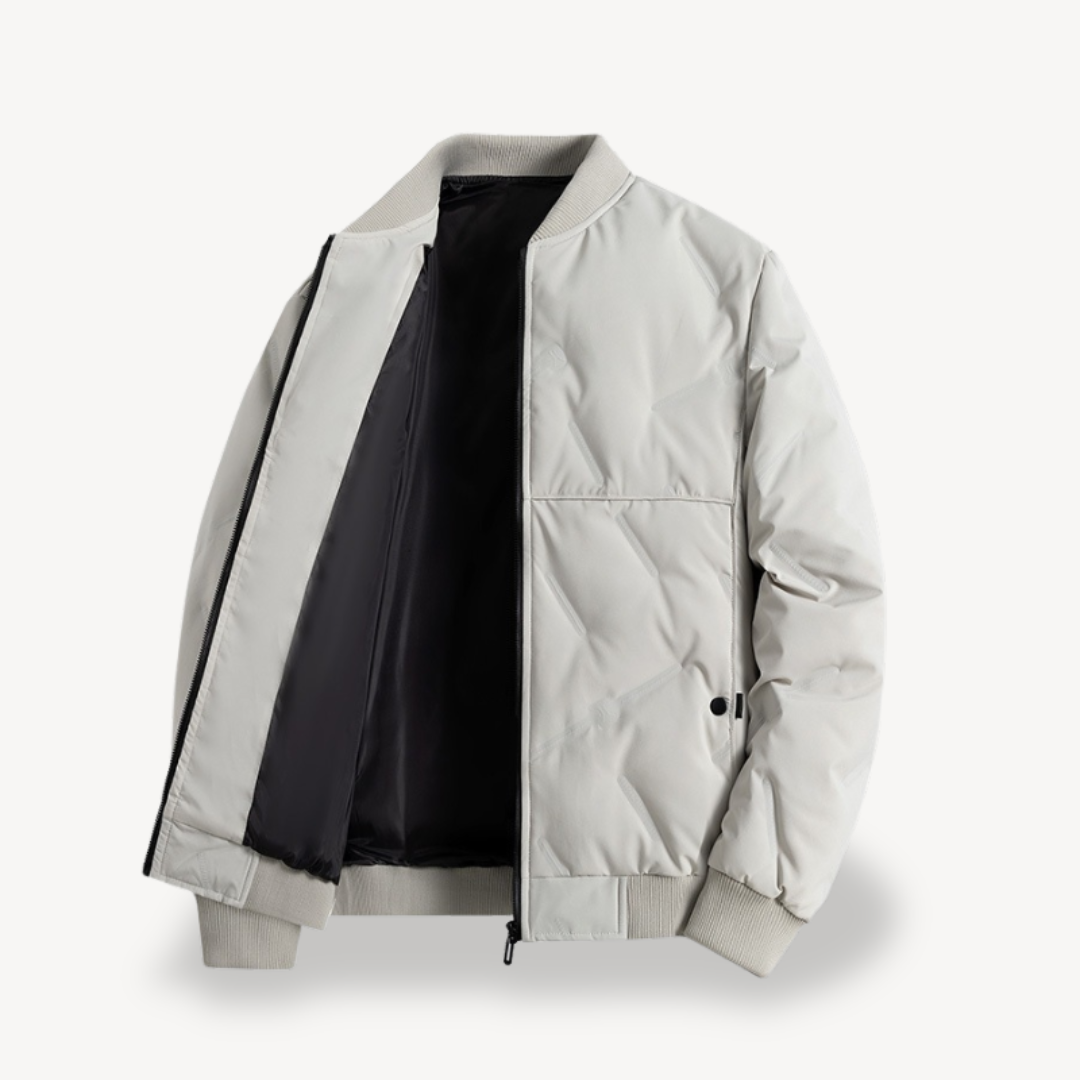 Hybrid-Puffer-Bomberjacke für Herren | Loravelle 5