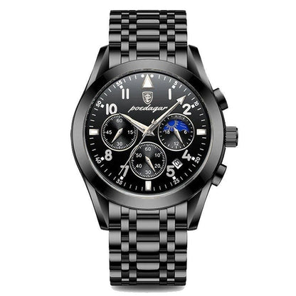 Herren Armbanduhr Edelstahl Elegantes Design