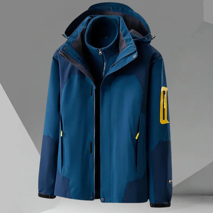 Herren Windbreaker Wasserdicht mit Kapuze