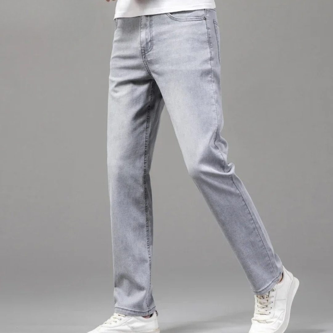 Herren Jeans Baumwolle Bequem Elegant - BerlinGlamour
