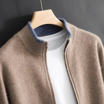 Herren Cashmere Jacke Warm Elegant Winter - BerlinGlamour