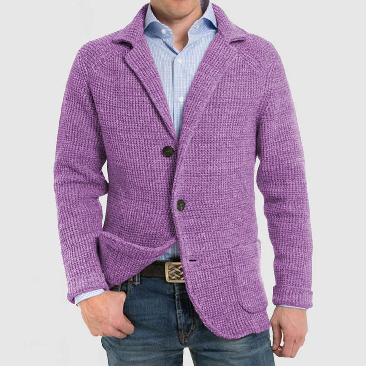 Herren Blazer Slim Fit Business Anzug Modern
