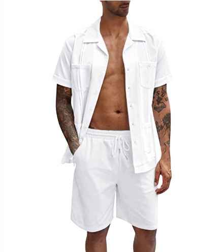 Sommerset für Männer: Shirt und kurze Hose – Ozi