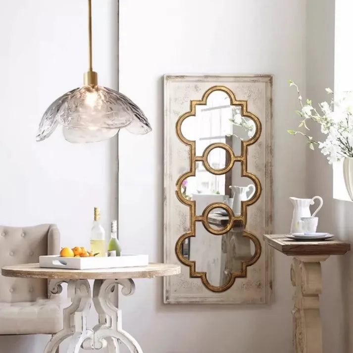 Moderne Blüten Deckenleuchte Pendellampe Warmweiß