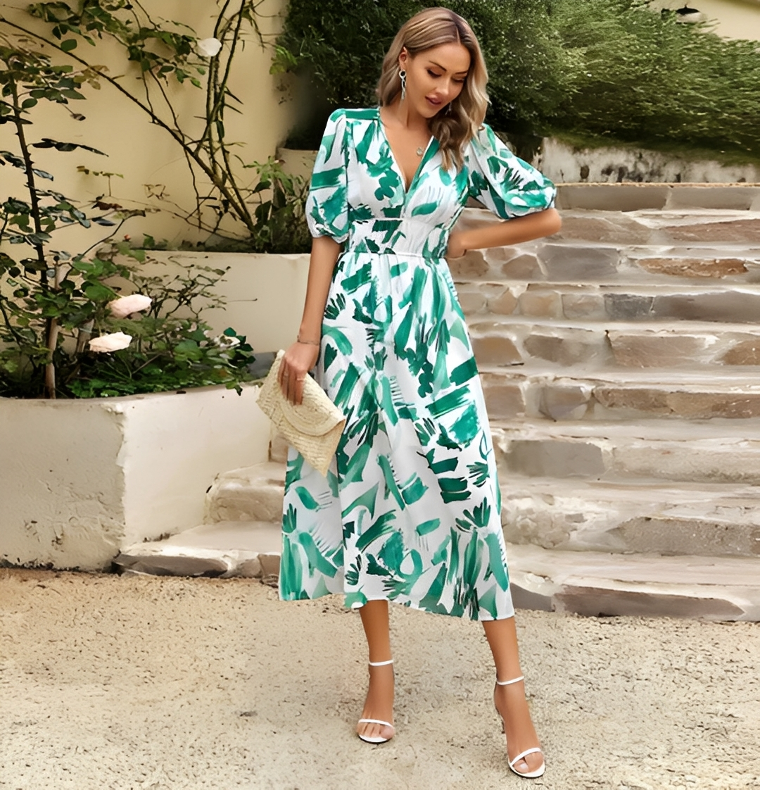 Sommerkleid Elegant Frauen Kleid Kurz - BerlinGlamour