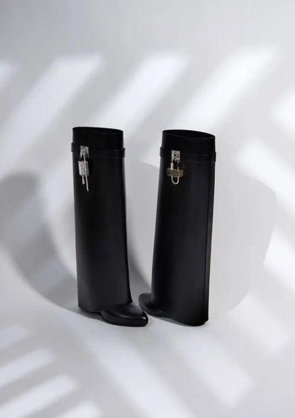 Sophie | Hochwertige Hilary-Stiefel aus Schwarzem Rindsleder – Eleganz und Qualität Zendoo.de