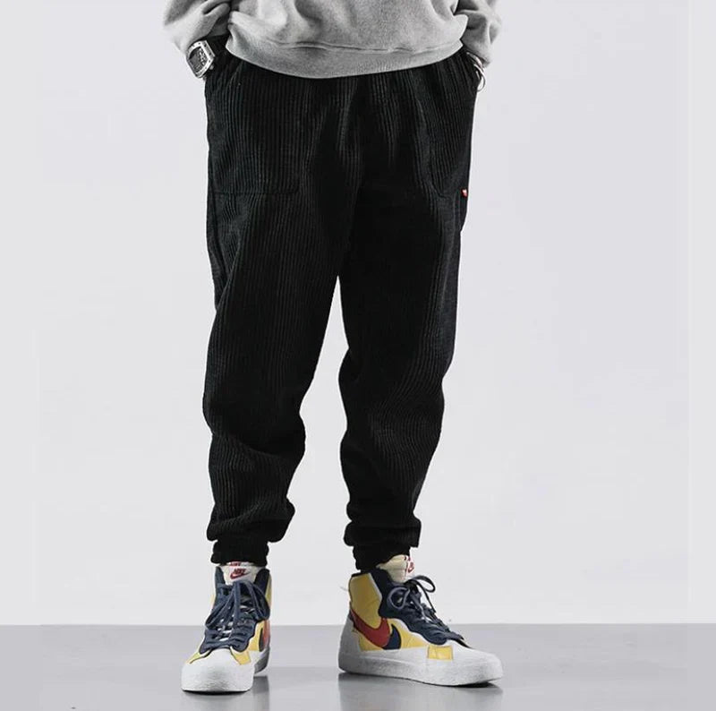Bequeme Jogginghose Cord Comfort Fit Damen Herren