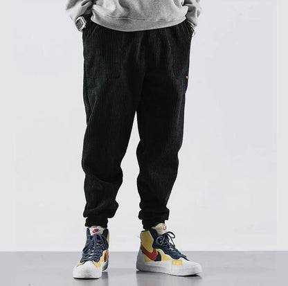 Bequeme Jogginghose Cord Comfort Fit Damen Herren