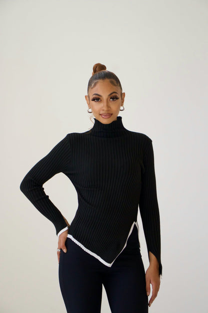 Damen Rollkragenpullover Klassisch Weich Großes Auswahl - BerlinGlamour