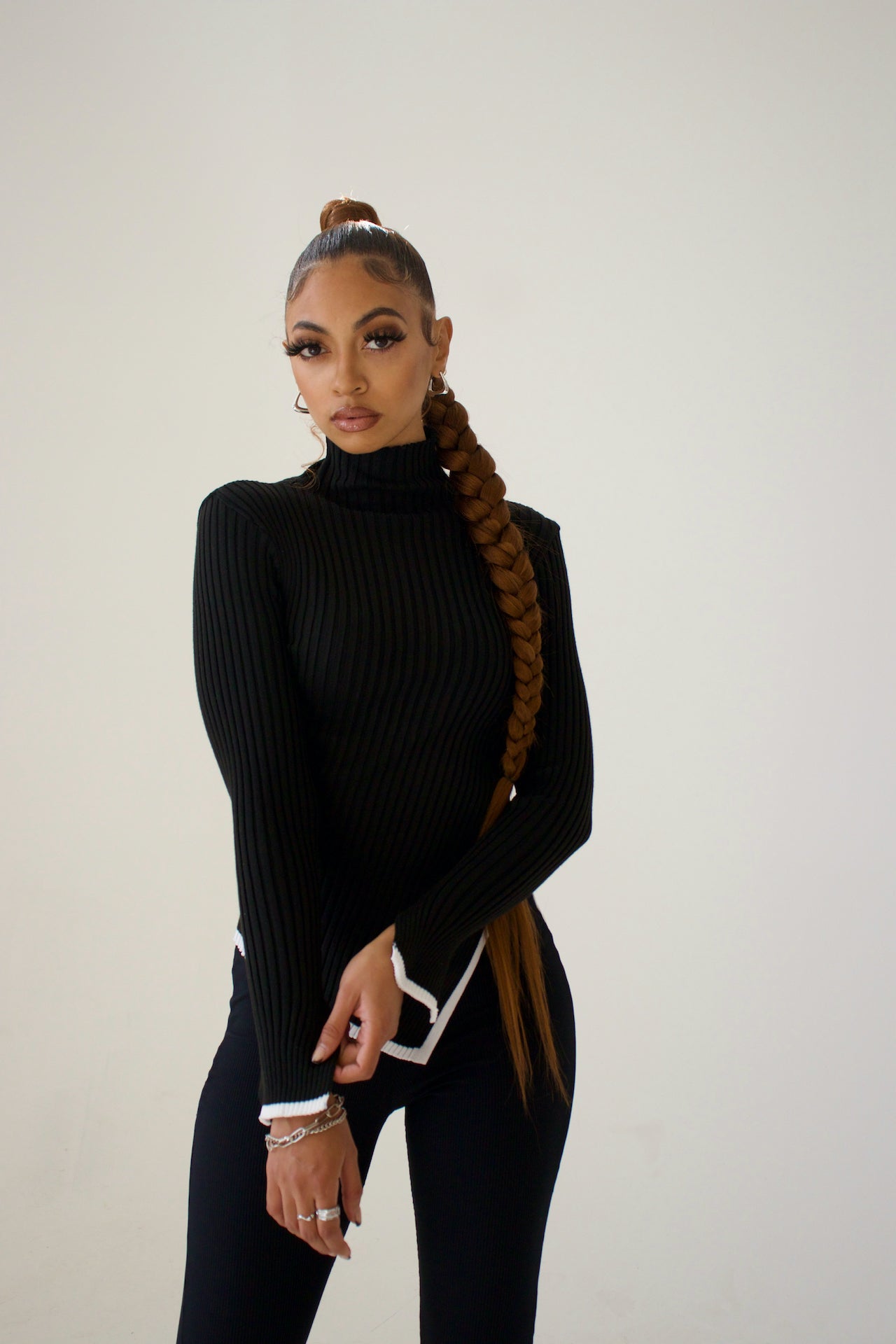 Damen Rollkragenpullover Klassisch Weich Großes Auswahl