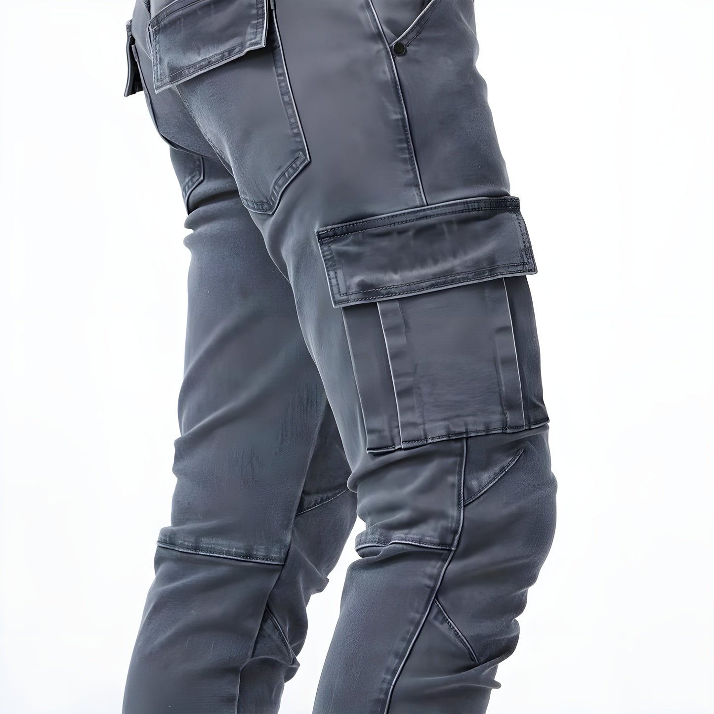 Herren Cargohose Slim Fit mit vielen Taschen