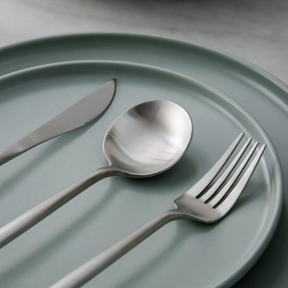 Edelstahl Besteck Set Modern Einfach Elegant