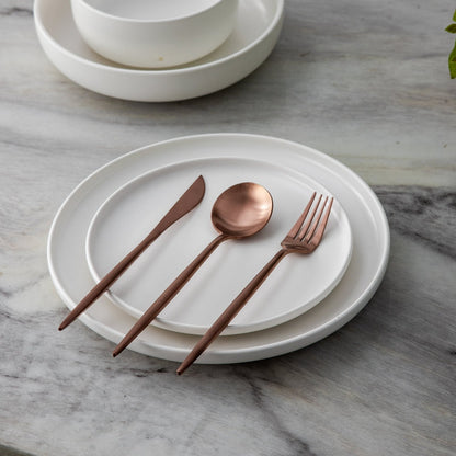 Edelstahl Besteck Set Modern Einfach Elegant