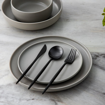 Edelstahl Besteck Set Modern Einfach Elegant