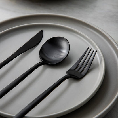 Edelstahl Besteck Set Modern Einfach Elegant